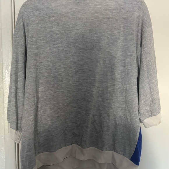 Vintage 80s/90s Slouchy Colorblock Striped Top (Oversized Fit) - Picture 2 of 4